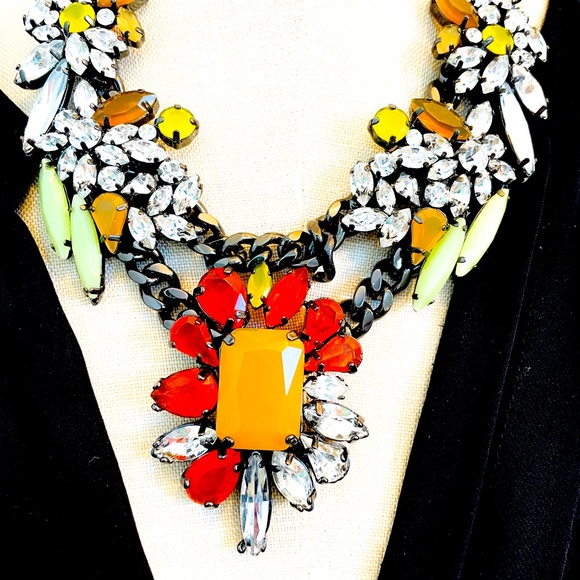 Designer Quality Art Glass necklace - Picture 1 of 4